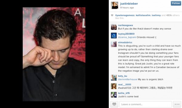 bieber instagram