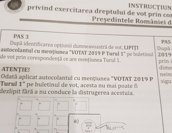 vot corespondenta
