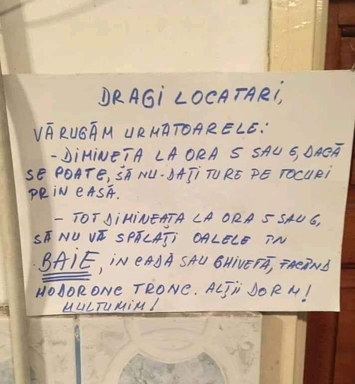anunt avizier bloc funny